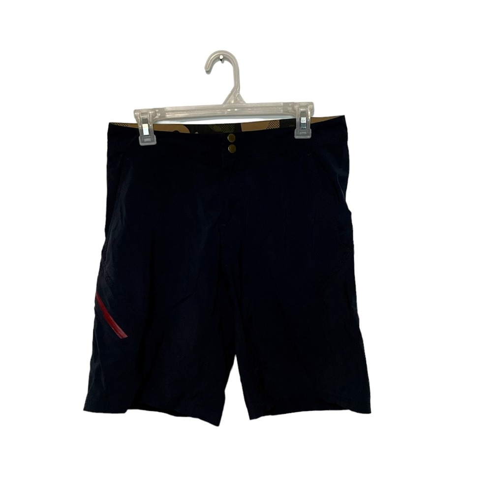 Reebok Crossfit Shorts Mens Small Blue Athletic Gym Training Nylon Stretch 10"